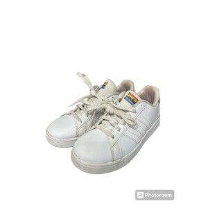 ADIDAS FY6467 GRAND COURT Jr`s Youth 3 White/Black Synthetic Lifestyle Shoes 🌈